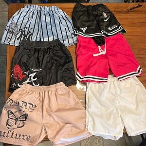 Lot of men’s size small shorts, two pairs are extra small. nike, Kobe